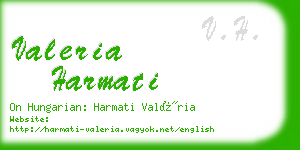 valeria harmati business card